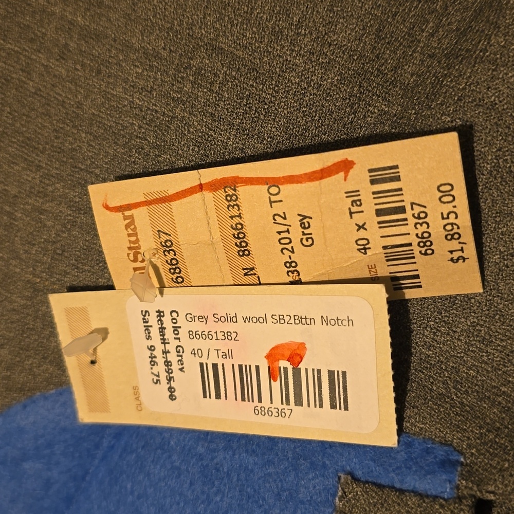 Phineas Cole Solid Wool Jacket, Size 40/Tall - Picture 14 of 16